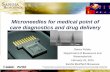 Microneedles for medical point of care diagnostics and ... for medical point of care diagnostics and drug delivery . Ronen Polsky . Department of Biosensors and Nanomaterials . February