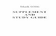 SUPPLEMENT AND STUDY GUIDE - Lone Star College · Real Number System Worksheet ... AND FINAL EXAM REVIEW ... and the Introduction to Geometry are found in the NHC Math 0306 Supplement