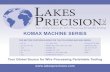KOMAX MACHINE SERIES - Lakes Precision · komax machine series ... - send ribbon cables to lakes precision for blade sizing - 5-122329 komax 30 5-122397 komax 30/31 5-122339 komax