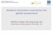 Aviation emissions inventories for global assessment · 13/12/2015 · Aviation emissions inventories for global assessment ... types and sizes of aircraft ... •CAEP/10 CO 2 Standard