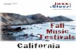 Fall Festivals - jazz-blues.com · jazz Fall Music Festivals. ... creative jazz ensembles: ... Dance, Food & Improvisation . September 2010 • Issue 329 Pa g e Fo u r jazz-blues.com
