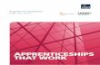 APPRENTICESHIPS THAT WORK - Amazon S3 · valuable way to develop existing employees’ skills and to provide training ... Marks & Spencer ... A GUIDE FOR EMPLOYERS. of.. APPRENTICESHIPS