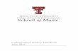Undergraduate Student Handbook 2017 - Texas Tech …€¦ · Undergraduate Student Handbook ... Music Theory, Composition ... A course of study for the minor in music is included