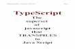 TypeScript - Thinking Machines · To transpile the above code, type ... Download and install ATOM ... Thinking Machines – TypeScript – Book One Page 13 c.manual();