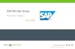 SAP BO User Group - CHIBOUG BO User Group June 5, 2015 ... • Our SAP Technologies - SAP Business Objects, SAP Crystal Reports, SAP Lumira, SAP Predictive Analysis 2. Agenda •Upgrade