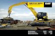 M318 MH Material Handler - machineryspecialist.com · Brief Spec Supplement to M318 Specalog For further information regarding M318 Wheeled Excavator features, standard and optional