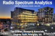 Radio Spectrum Analytics - ITS · Radio Spectrum Analytics Making sense from and understanding what is going on in the radio spectrum ... Delay conjugate multiplies / Schmidl & Cox