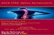 2018 USC Spine Symposium · 2018 USC Spine Symposium Presented by: USC Spine Center USC Oﬃce of Continuing Medical Education Disney’s Grand Californian Hotel & Spa 1600 S. Disneyland