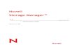 Novell Storage Manager™ of this Document The Novell Storage Manage 2.5 Admin Guide is designed to help users become familiar with the basics