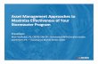 Asset Management Approaches to Maximize … mgmt ppt.pdf · • Need for Stormwater Asset Management ... damages from flooding each year in the U.S. ... Consequence • Economic