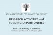 RESEARCH ACTIVITIES and FUNDING … ACTIVITIES and FUNDING OPPORTUNITIES ... P2 Hail Suppression Agency, Bulgaria ... Greece P5 Department of ...