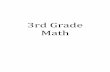 math grade 3 - Richland Parish School Boardrichland.k12.la.us/documents/common core standards/cc/3rd/ileap... · Chapter 2: iLEAP Math, Grade 3 . ... Find elapsed time involving hours