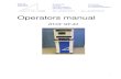 Operators manual - GTV Verschleißschutz€¦ · gained increasing importance in the thermal spray market. ... For the case of WC-Co powder, ... IMPORTANT INFORMATION CONCERNING THE