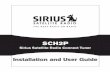Sirius Satellite Radio Connect Tunersiriusretail.com/pdf/manuals/SCH2P-installation-and-user-guide.pdf · Sirius Satellite Radio Connect Tuner ... From authentic country and real