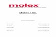 Molex Inc. - Texas Tech Universitymmoore.ba.ttu.edu/ValuationReports/Fall2008/Molex-Fall2008.pdf · Executive Summary MOLX ‐ NYSE (11 ... Molex’s primary competitors include Amphenol