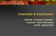 Channels & Keyframes - Computer Science and Engineering · Channels & Keyframes CSE169: ... (stretching/shrinking in time) ... t 2at3 bt ct at d bt c dt df 3 2 2 > @ ...