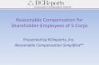 Reasonable Compensation for Shareholder-Employees …cpaacademy.s3.amazonaws.com/PPT/ReasonableComp… ·  · 2015-02-19• On-line application for determining Reasonable Compensation