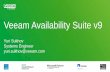 Veeam Availability Suite v9 - also.com · Veeam Availability Suite v9. ... REIs MAILBOX STORES Stores ... This report shows the dynamics of backup repository free space usage and