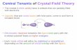 Central Tenants of Crystal Field Theorycbc-wb01x.chemistry.ohio-state.edu/~rzellmer/chem1220/notes/ch23... · Central Tenants of Crystal Field Theory • The metals ... • Spectrochemical
