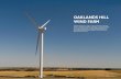 OAKLANDS HILL WIND FARM - ANCR · Offering an extensive range of both Suzlon and REpower Australia products, ... the Oaklands hill Wind Farm OAKLANDS HILL WINDFARM. ... Oaklands Wind