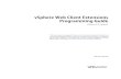 vSphere Web Client Extensions Programming Guide Web Client Extensions Programming Guide vSphere 5.5 Update1 This document supports the version of each product listed and supports all