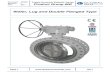 Wafer, Lug and Double Flanged Type - Global Valve Center ·  · 2012-11-20Series 650 Tripple Eccentric Double Flanged Type Metal Seated Butterfly Valve Face to face dimensions in