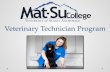 Veterinary Technician Program - University of … Survey Results • Survey looked at many variables . o Number of veterinary technicians hired, salary, benefits offered, demographics,