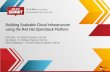 Building Scaleable Cloud Infrastructure using the Red … · 16/4/2014 · Building Scaleable Cloud Infrastructure using the Red Hat OpenStack Platform ... Oriented towards customer