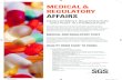 MEDICAL & REGULATORY AFFAIRS - SGS S.A. · MEDICAL & REGULATORY AFFAIRS ... Product licence maintenance (variations, line extensions, renewals, PSUR ... Standard Operating Procedures
