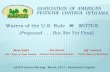 Waters of the U.S. Rule WOTUS - Association of American ... · AAPCO Annual Meeting - March, 2015 –Alexandria, Virginia Waters of the U.S. Rule WOTUS (Proposed . . . But Not Yet
