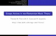 Groups Actions in neo-Riemannian Music Theorytmfiore/1/mathmusiccolloquiumslides.… · Groups Actions in neo-Riemannian Music Theory Thomas M. Fiore with A. Crans and R. Satyendra