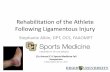 Rehabilitation of the Athlete Following Ligamentous Injury go back to history and REPEAT as necessary. ... – Pain Pressure Threshold (PPT) using ... SEBT –Conclusion: