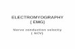 ELECTROMYOGRAPHY ( EMG) - Department of Physiology EMG).pdf · Electromyography Definition: recording the electrical activity of the muscle • by placing electrodes on the skin or