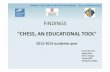 “CHESS, AN EDUCATIONAL TOOL” - London Chess …londonchessconference.com/wp-content/uploads/2014/... · “CHESS, AN EDUCATIONAL TOOL” LONDON CHESS AND EDUCATION CONFERENCE
