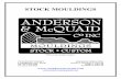 new profile sheets jan 2016 FIN - AndersonMcQuaid.com moulding pg. 42 Plinth stock pgs. 13-14 Porch Rails Exterior pgs. 50-51 Quarter/half rounds pg. 46 Stool pg. 16 Stops pg. 46 INDEX