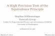 A High Precision Test of the Equivalence Principle · A High Precision Test of the Equivalence Principle Stephan Schlamminger ... Our Current theory of gravity, ... Autocollimator