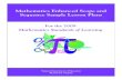 Mathematics Enhanced Scope and Sequence … Enhanced Scope and Sequence Sample Lesson Plans ... The Mathematics Enhanced Scope and Sequence Sample Lesson Plans is a resource ... organized