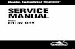 SERVICE MANUAL - Jacks Small Engines engines... · manual iviodel eh18v ohv 396s322. robin america, inc. robin to wisconsin robin engine model cross reference list robin ey08 ey15