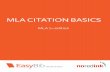 Contents MLA Citation Fundamentals MLA Examples of …bsmslibratory.weebly.com/uploads/1/3/9/7/1397063/easybib_and... · MLA Citation Fundamentals MLA Examples of Popular Sources
