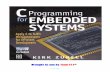 A M T E - Embedded Programming for Embedded Sysof embedded programming. ... This book provides a complete intermediate-level discussion of microcontroller programming using the C programming