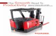 The Smooth Road To Productivity - Toyota Material … · The Smooth Road To Productivity Raymond® Models 4150 and 4250 Stand-up Counterbalanced Lift Trucks