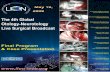 Final program LION recto · Final Program & Case Presentation ... Cholesteatoma surgery. Endoscopic management Muaaz Tarabichi, Dubai (UAE) Left ear ... tympanoplasty in Padova on