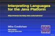 Interpreting Languages for the Java Platform - Speleotrovespeleotrove.com/misc/NetRexxI.pdf · Interpreting Languages for the Java Platform ... Tokenizer Program Program Babelizer