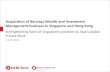 Acquisition of Barclays Wealth and Investment Management business in Singapore … regulatory/2016... ·  · 2016-04-06Acquisition of Barclays Wealth and Investment Management business