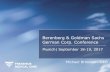 Berenberg & Goldman Sachs German Corp. Conference · © │ June 2017 1 Berenberg & Goldman Sachs German Corp. Conference Munich| September 18-19, 2017 Michael Brosnan - CFO