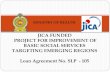 JICA PROJECT FOR IMPROVEMENT OF BASIC SOCIAL SERVICES ... · project for improvement of basic social services ... condition of contract –ictad/sbd 02/ jan ... jica project for improvement