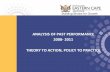 ANALYSIS OF PAST PERFORMANCE 2008- 2011 … OF PAST PERFORMANCE 2008- 2011 THEORY TO ACTION, POLICY TO PRACTICE 1 Get impact on Matric Results •Matric results are clear indicators