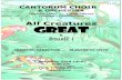 All Creatures Great - Cantorum Choir · All Creatures Great & Small ! Saturday 23rd June ... Almost everyone has heard of Aesop’s Fables. ... Animal Crackers Volume 1 Eric Whitacre