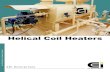 Helical Coil Heaters - Welcome to CEI Enterprises CONTROLLERS & DIGITAL ANNUNCIATOR HELICAL COIL HC-SERIES HEATER WITH MANIFOLD FOR MULTIPLE CIRCUITS 2 3 General Dimensions and Speciﬁ