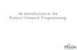 An introduction to the Return Oriented Programmingastavrou/courses/ISA_564_F15/Intro_to_ROP... · An introduction to the Return Oriented Programming. ... NX enable ASLR enable PIE